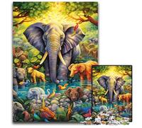 Art Elephant 1000Pc Adults Jigsaw Puzzle Jigsaw Puzzles Relaxing Entertainment, Home Decor 26X38CM/10.23x14.96inch