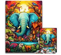 Art Elephant JigsawPuzzle 1000 Pieces for Adults Puzzles for Adults DIY Home Decor Gift, Brain Teaser Game 26X38CM/10.23x14.96inch