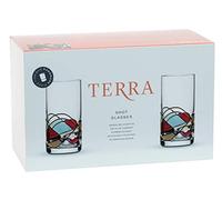 ART ESCUDELLERS Shot Glasses set, inspired by GAUDÍ style. Handmade and Handpainted for parties made by artists - Collection TERRA
