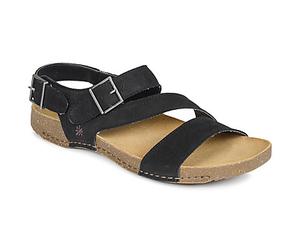 Art Flat sandals I BREATHE in Black 10.5