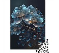 Art Flowers 1000 Pieces Puzzles for Teenagers Gifts Paper Puzzle Jigsaws for Adults Home Educational Games DIY Toys 1000pcs (38x26cm)