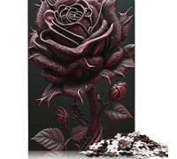 Art Flowers 1000 Pieces Wooden Puzzles for Adults Jigsaw Puzzles Educational Game Challenge Toy 1000pcs (75x50cm)