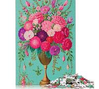 Art Flowers Puzzles for Adults 1000 Pieces Puzzle for Adults And Teenager Family Game 1000pcs (75x50cm)