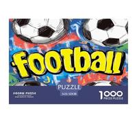 Art Football Jigsaw Puzzle 1000 Piece, Impossible Puzzle, Family Activity Puzzles, Challenging Toy for Adults And Kids 52x38cm/1000pcs