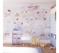 Art For The Home Around The World Lilac Print To Order Fixed Size Mural