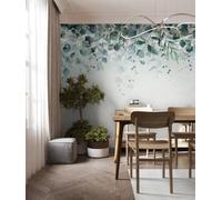 Art For The Home Botanical Cascade Duck Egg Print To Order Fixed Size Mural