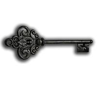 Art For The Home Castle Key Vintage Look Metal Wall Art