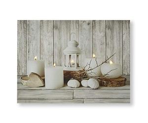 Art For The Home Coastal Treasures LED Printed Canvas