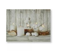 Art For The Home Coastal Treasures Led Canvas Wall Art In Beige Beige One Size