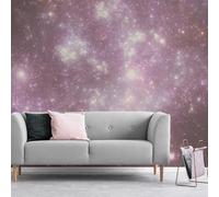 Art For The Home Constellation Dream Lilac Wall Mural - Paste the wall - Lilac/Purple Wall Mural - Traditional Constellation Celestial Novelty Design