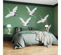 Art for the home Mural Crane in Flight Mural 126863FXST