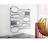 Art for the Home Dinner Time Metal Kitchen Chrome Wall Art