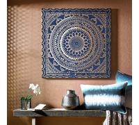 Art for the Home Embellished Fabric Canvas Wall Art 80x80cm
