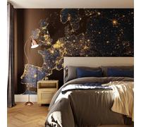 Art For The Home Europe By Night Navy Print To Order Fixed Size Mural