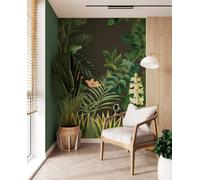 Art For The Home Floral Jungle Green Print To Order Fixed Size Mural