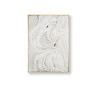 Art for the Home Grey Marble Luxe Framed Printed Canvas