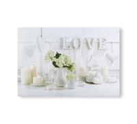 Art for the Home Hearts & Love LED Printed Canvas