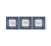 Art for the Home Heritage Tweed Trio Set of 3 Printed Canvas