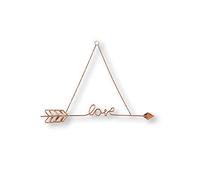 Art For The Home Love Story Metal Art - Rose Gold Metal Art - Metallic typography Design - Aluminium wall hanging - Suitable for any room - Cover for small cracks