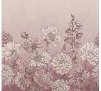 Art for the home Mural Muted Floral Mural 126368FXST