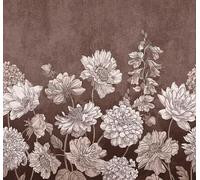 Art for the home Mural Muted Floral Mural 126377FXST