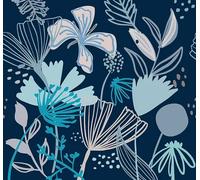 Art for the home Mural Scandi Floral Mural 126629FXST