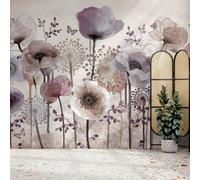Art For The Home Poppy Purple Print To Order Fixed Size Mural