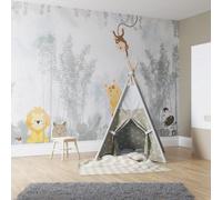 Art For The Home Roarsome Blue Grey Print To Order Fixed Size Mural