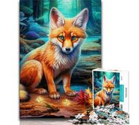 Art Fox 1000 Pieces Jigsaw Puzzles For Teens And Adults,Stress Reliever Difficult Challenge Unique Home Decor And Gifts (38x26cm)