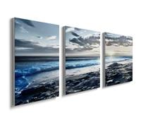 Art Framed Canvas Prints Wall Art Paintings Posters Scenery Beaches Pictures Wallart for Home Decor 0804