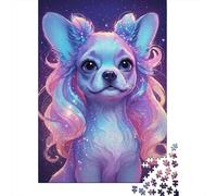 Art Galaxy Dogs 1000 Pieces Paper Jigsaw Puzzles Unique Puzzle Creative Jigsaw Puzzles Gift for Adults,Family Game Challenge Activity 38x26cm/1000pcs
