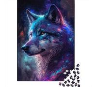 Art Galaxy Wolf 1000 Pieces Puzzles Paper Puzzle for Teenager Funny Jigsaw Puzzles 1000pcs (38x26cm)