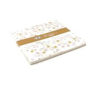 Art Gallery Fabrics Mix The Volume Layer Cake (42 Pieces) by AGF Studio for Art Gallery 10 x 10 inches (25.4 cm x 25.4 cm) Fabric Squares DIY Quilt Fabric