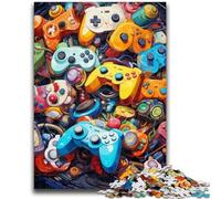 Art Game Controller Jigsaw Puzzles for Adults 1000 Piece,Stress Reliever Difficult Challenge Deal As Gifts for The Whole Family (50x75cm)