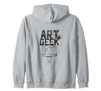 Art Geek Artists Job Artistic Artist Zip Hoodie