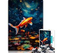 Art Goldfish 2000 Piece Jigsaw Puzzles,Challenging To Complete But Fun And Humorous Birthday Present,Gifts,Wall Art 70x100cm