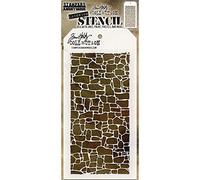 Art Gone Wild AGTHS086 Tim Holtz Stone Stencil, Synthetic Material, 28.4 x 11.4 x 0.1 cm