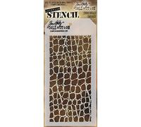 Art Gone Wild Plastic Tim Holtz Crocodile Stencil
