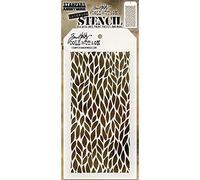 Art Gone Wild Tim Holtz Leafy Stencil, Synthetic Material, 28.4 x 11.4 x 0.1 cm