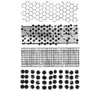 Art Gone Wild Tim Holtz Mixed Media Stamp, Black,7x8.5 inch