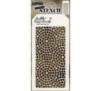 Art Gone Wild Tim Holtz Mosaic Stencil, Transparent