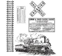 Art Gone Wild Tim Holtz on the Railroad Stamp, Black