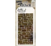 Art Gone Wild Tim Holtz Slate Stencil, Synthetic Material, 28.4 x 11.4 x 0.1 cm