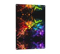 Art Graffiti Butterflies Print patterned signage, indoor and outdoor wall decoration, suitable for parties, bedrooms, and porches.