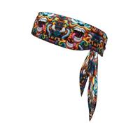 Art Graffiti Clown Sports headband for outdoor running, mountain climbing and cycling forehead protection