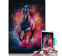 Art Graffiti Horse 1000 Piece Jigsaw Puzzle for Adults Teens,Learning Educational Toys Family Games Birthday Present,Gifts 50x75cm