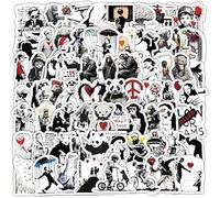 Art Graffiti Stickers, 100 PCS Cute Y2K Aesthetic and Grunge Stickers for Laptop Waterproof Reusable Vinyl Stickers for Teens Girls Room Decor Water Bottles Scrapbooks and Papeterie