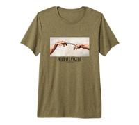 Art Graphic Unique Michelangelo Creation of Adam PAPL14780 Premium T-Shirt