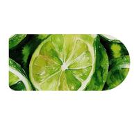 Art Green Fruit Lime Citrus Slice Mouse Pad Gaming, 29.1 x13.8 inch Long Computer Keyboard Mouse Mat Non-Slip Base, Large Desk Pad for Gamer Office Home