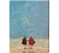 Art Group AFWDC92800 The Sam Toft Big Skies Canvas Print, Cotton, Multi-Colour, 1.8 x 30 x 40 cm